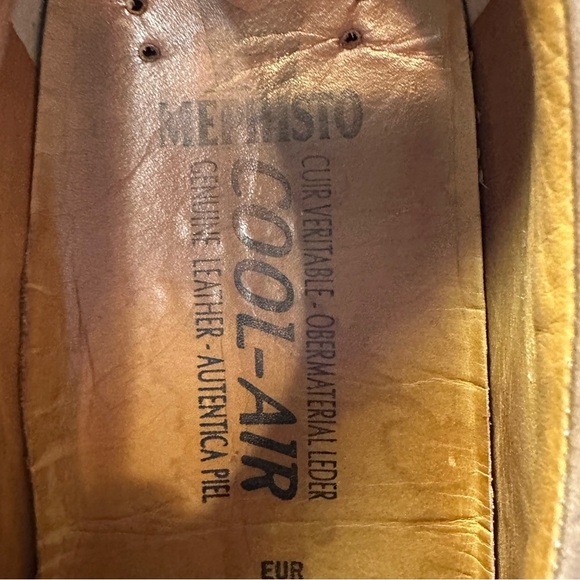 Mephisto Brown Leather Slip-On Loafers Size 10 Cool Air - Picture 9 of 9